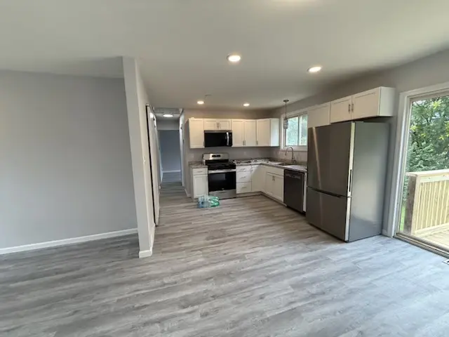 Renovated kitchen and dining area