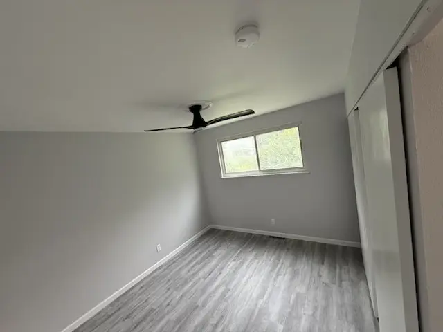 Bedroom flooring and trim