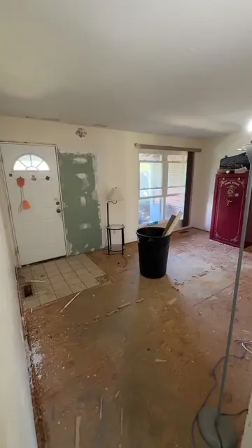 Basement demolition preparation