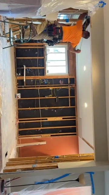 Kitchen demolition begins